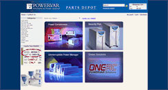 Desktop Screenshot of online.powervar.com